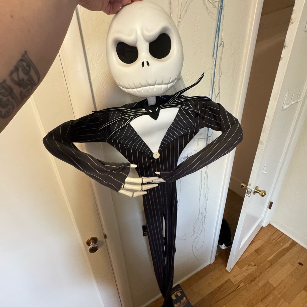 Jack Skellington poseable hanging Halloween decor